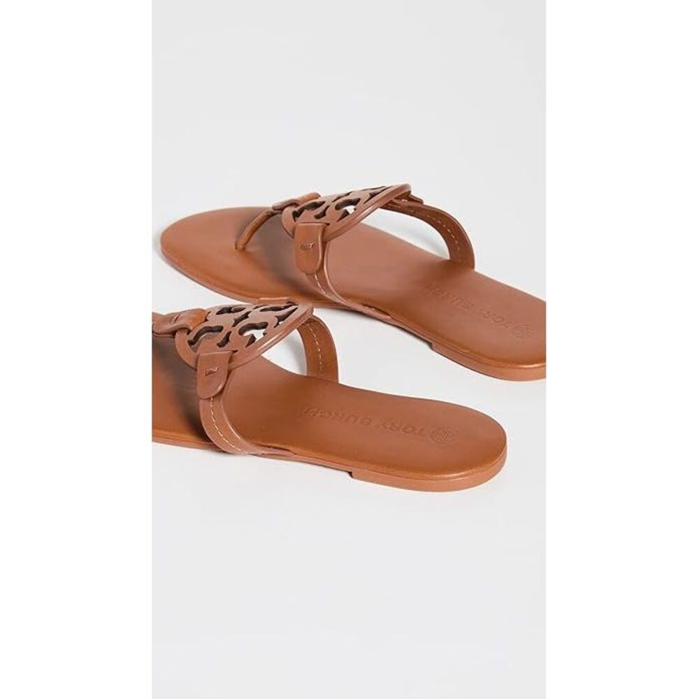 Tory Burch Womens Miller Soft Sandals - Bourbon Miele/Tan/Brown - Picture 3 of 3